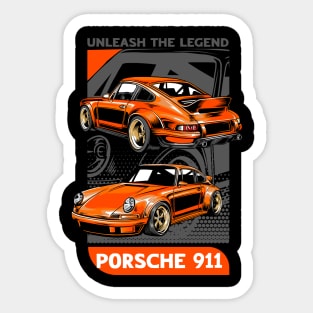 Porsche 911 Legend Sticker